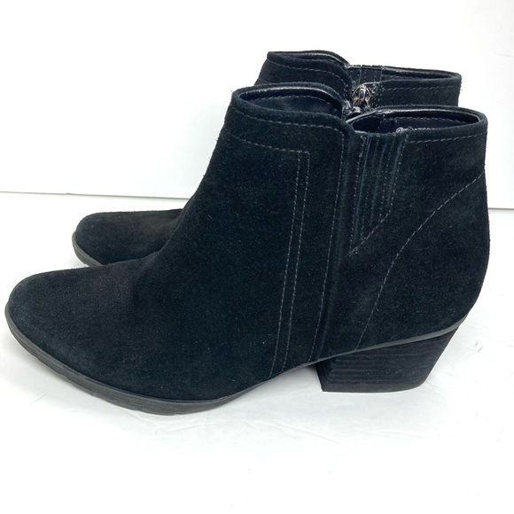 Blondo Boots Womens Villa Waterproof Black Suede Leather  Bootie 7 M Black Boots - Picture 3 of 14